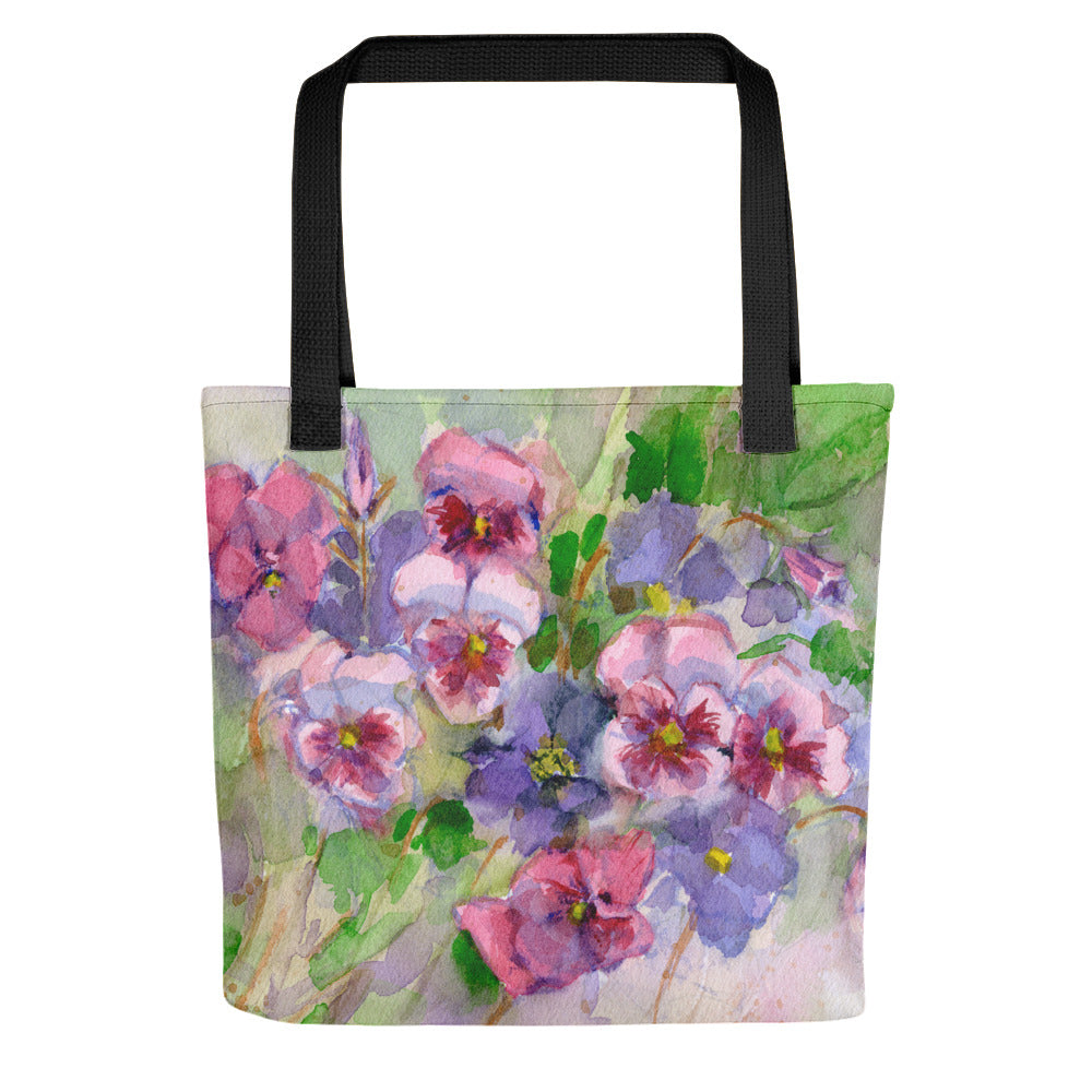 Pansy Tote Bag