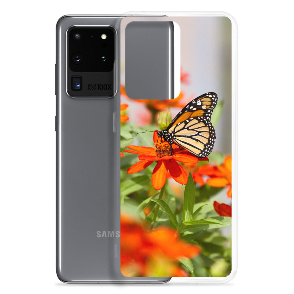 Monarch on Zinnia Samsung Case