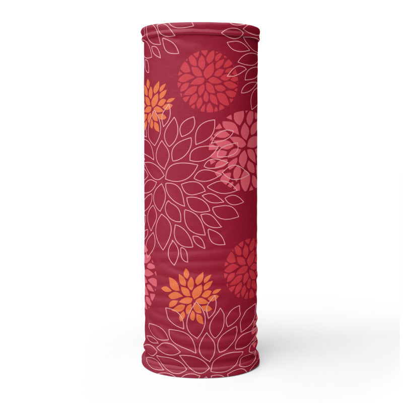 Floral Print (Red) Neck Gaiter