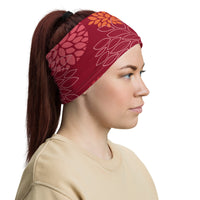 Floral Print (Red) Neck Gaiter