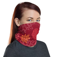 Floral Print (Red) Neck Gaiter