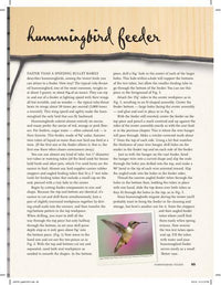 Hummingbird Feeder