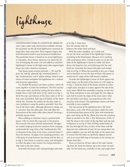 Lighthouse Birdhouse