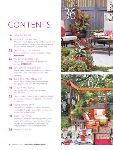 Easy Weekend Backyard Retreat, Volume 2