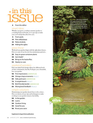Easy Weekend Gardening, Volume 1