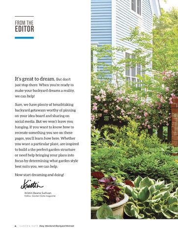 Easy Weekend Backyard Retreat, Volume 5