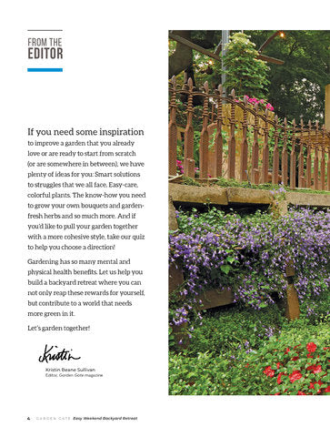 Easy Weekend Backyard Retreat, Volume 6
