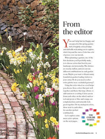 Color Your Garden