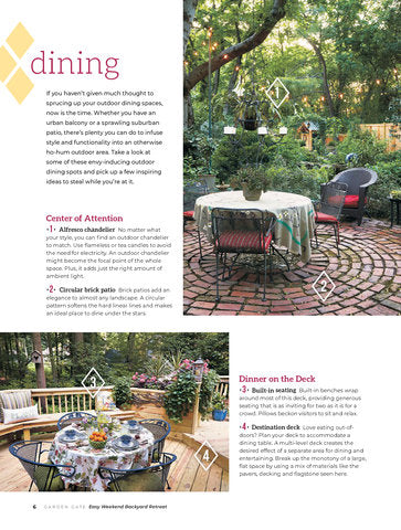 Easy Weekend Backyard Retreat, Volume 4