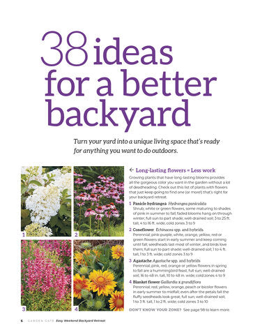 Easy Weekend Backyard Retreat, Volume 5