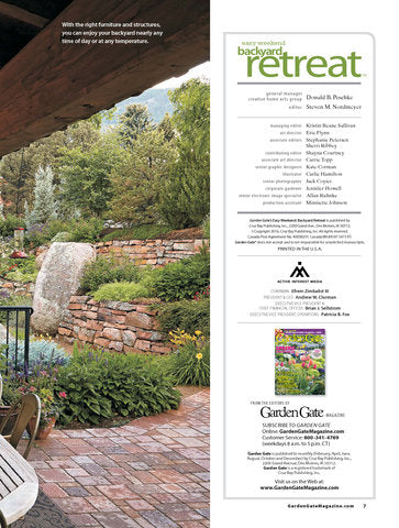 Easy Weekend Backyard Retreat, Volume 3