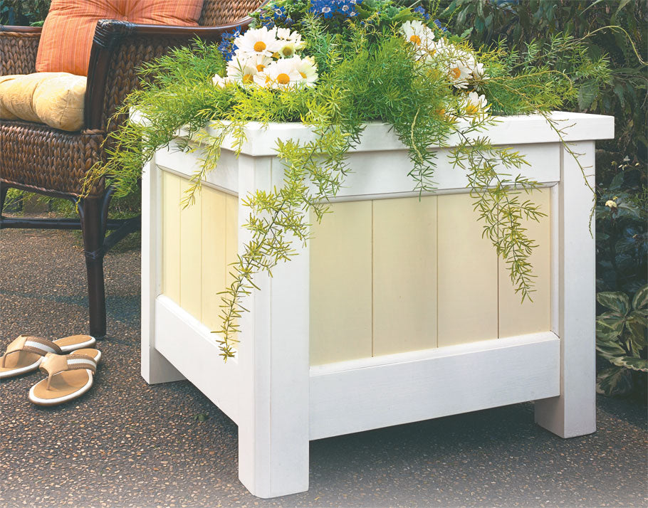 flower boxes and planters Patio Planter Box Woodworking Plan – Garden Gate