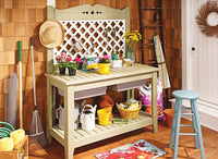 Garden Potting Bench Project Plan