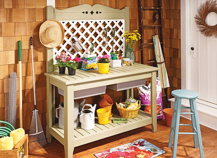 Garden Potting Bench Project Plan