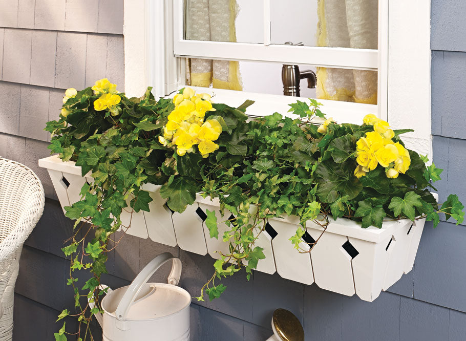 garden planters window boxes Charming Windowbox Planter Box – Garden Gate