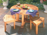 Patio Table & Benches