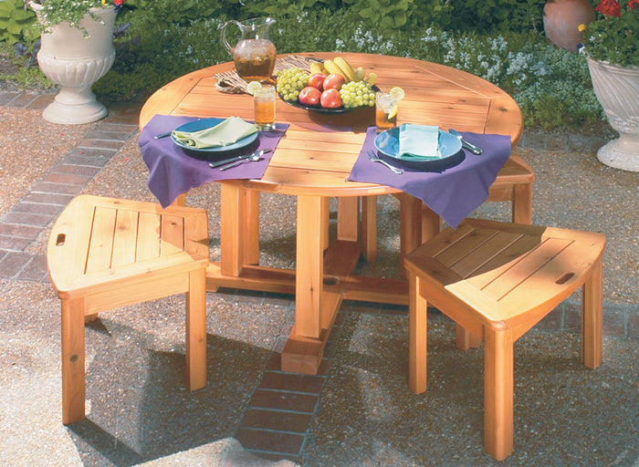 Patio Table & Benches