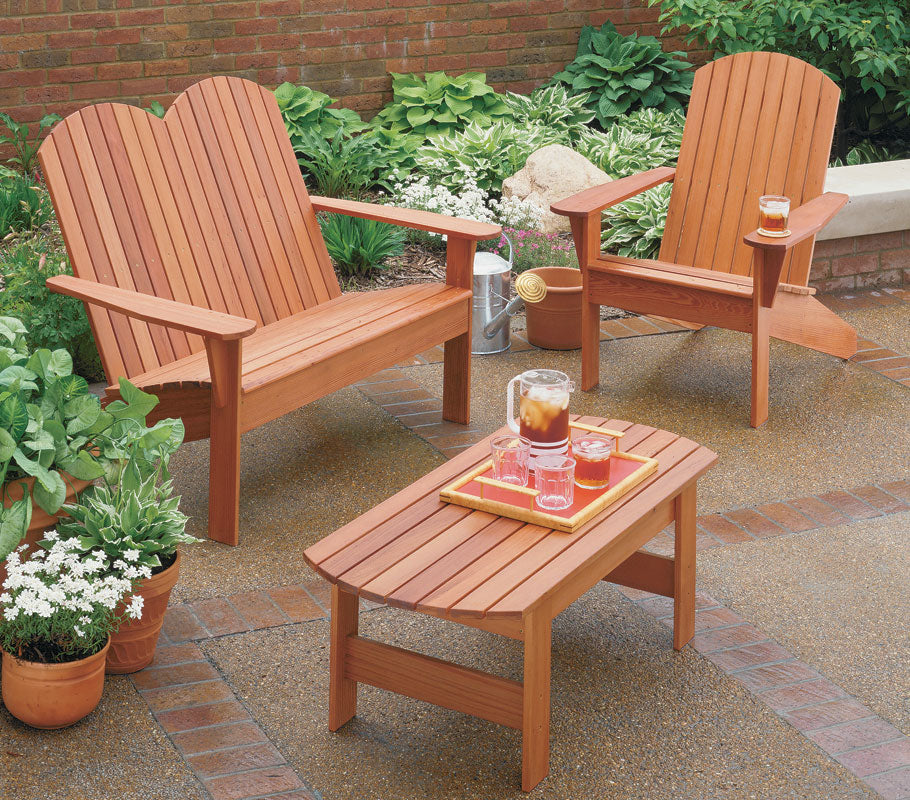 Adirondack Chair and Settee Project Plan