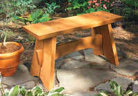 Simple Garden Bench Woodworking Plan