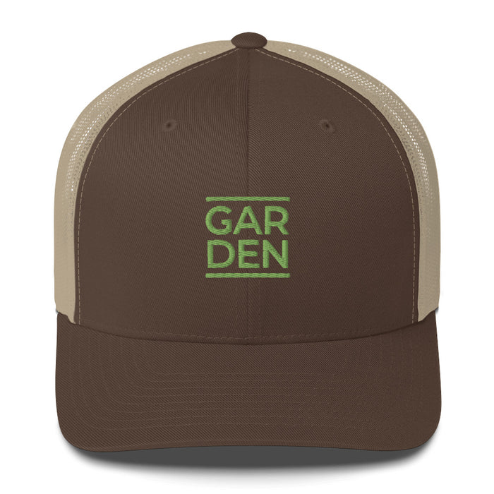Garden Embroidered Trucker Hat
