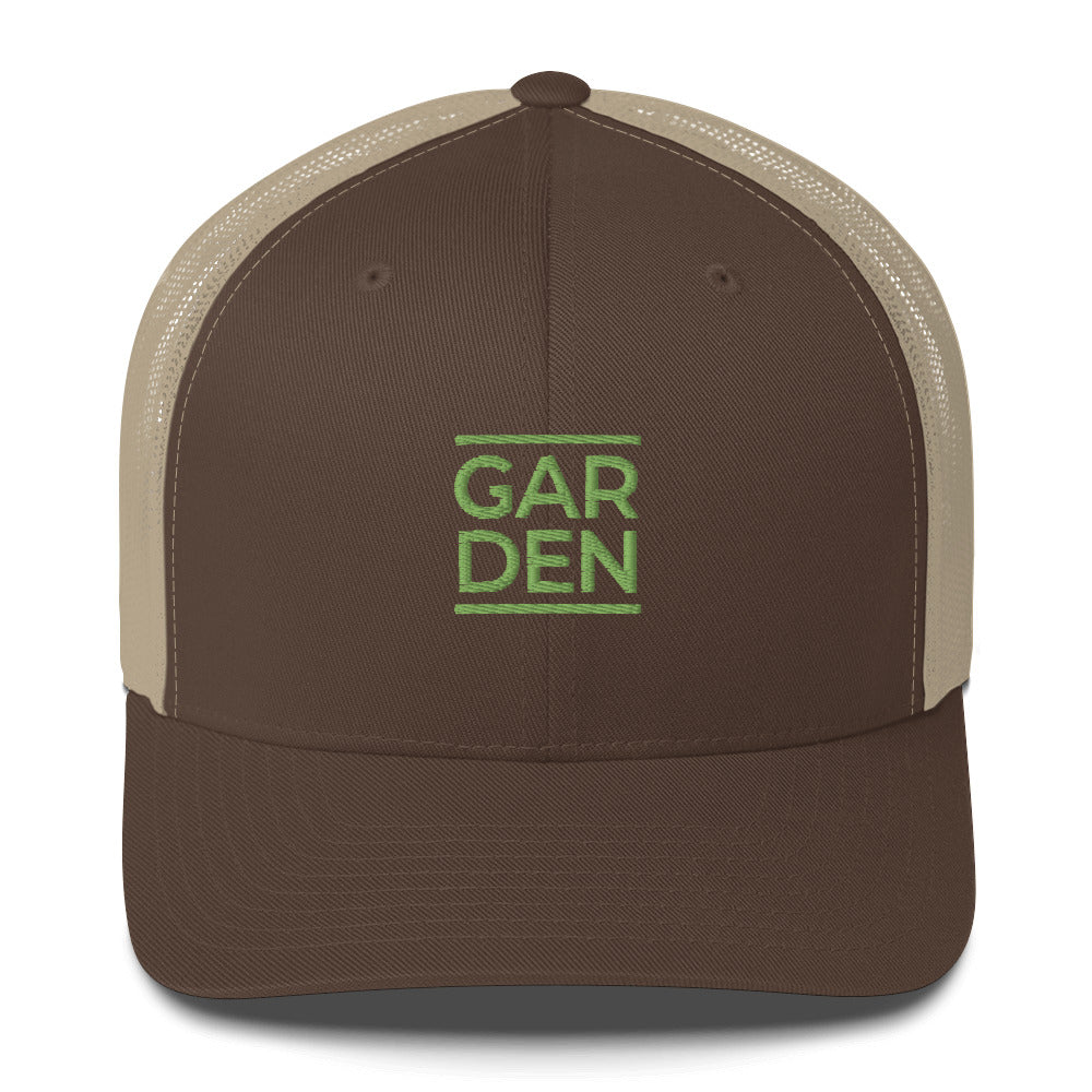 Garden Embroidered Trucker Hat