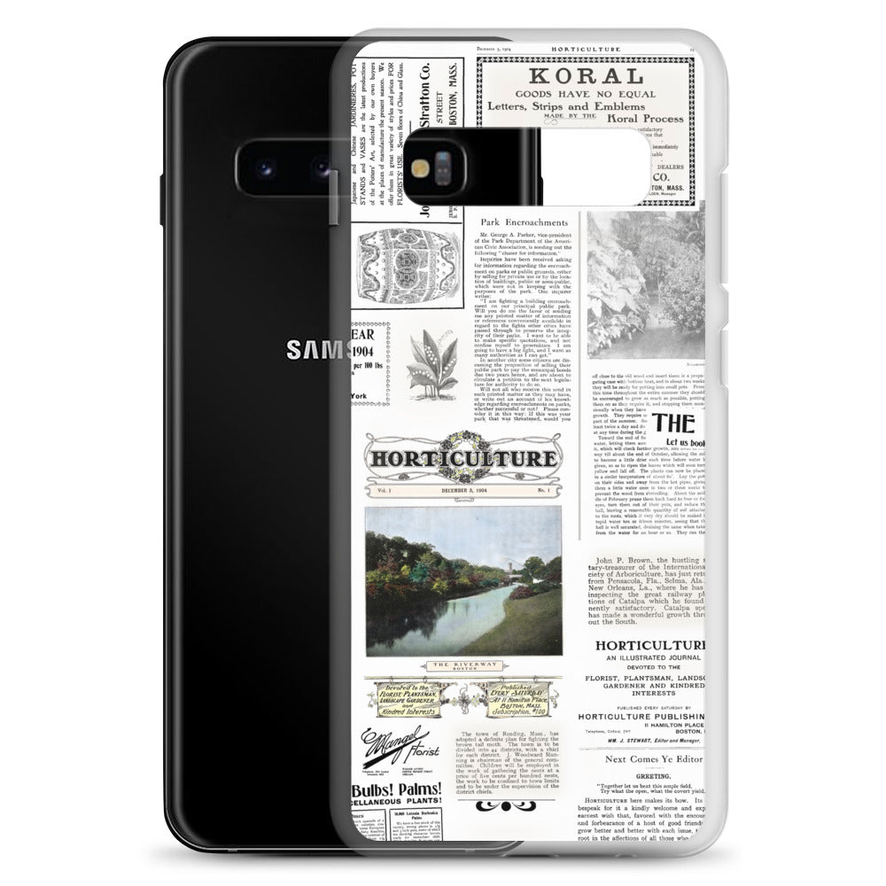 Vintage Horticulture Magazine Samsung Case