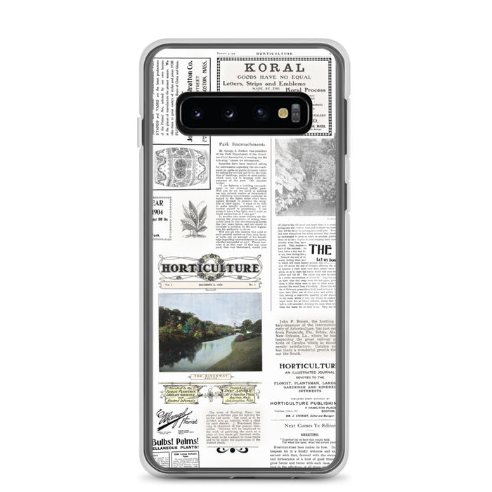 Vintage Horticulture Magazine Samsung Case