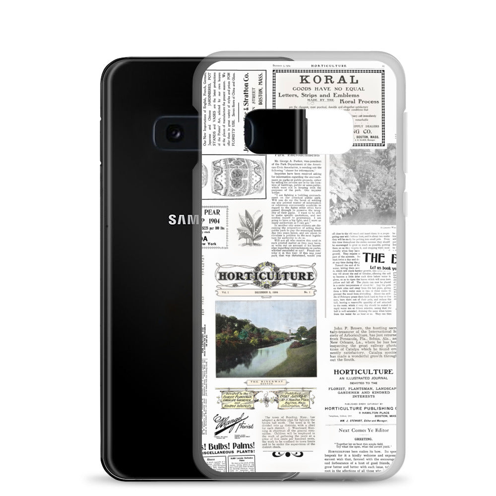 Vintage Horticulture Magazine Samsung Case