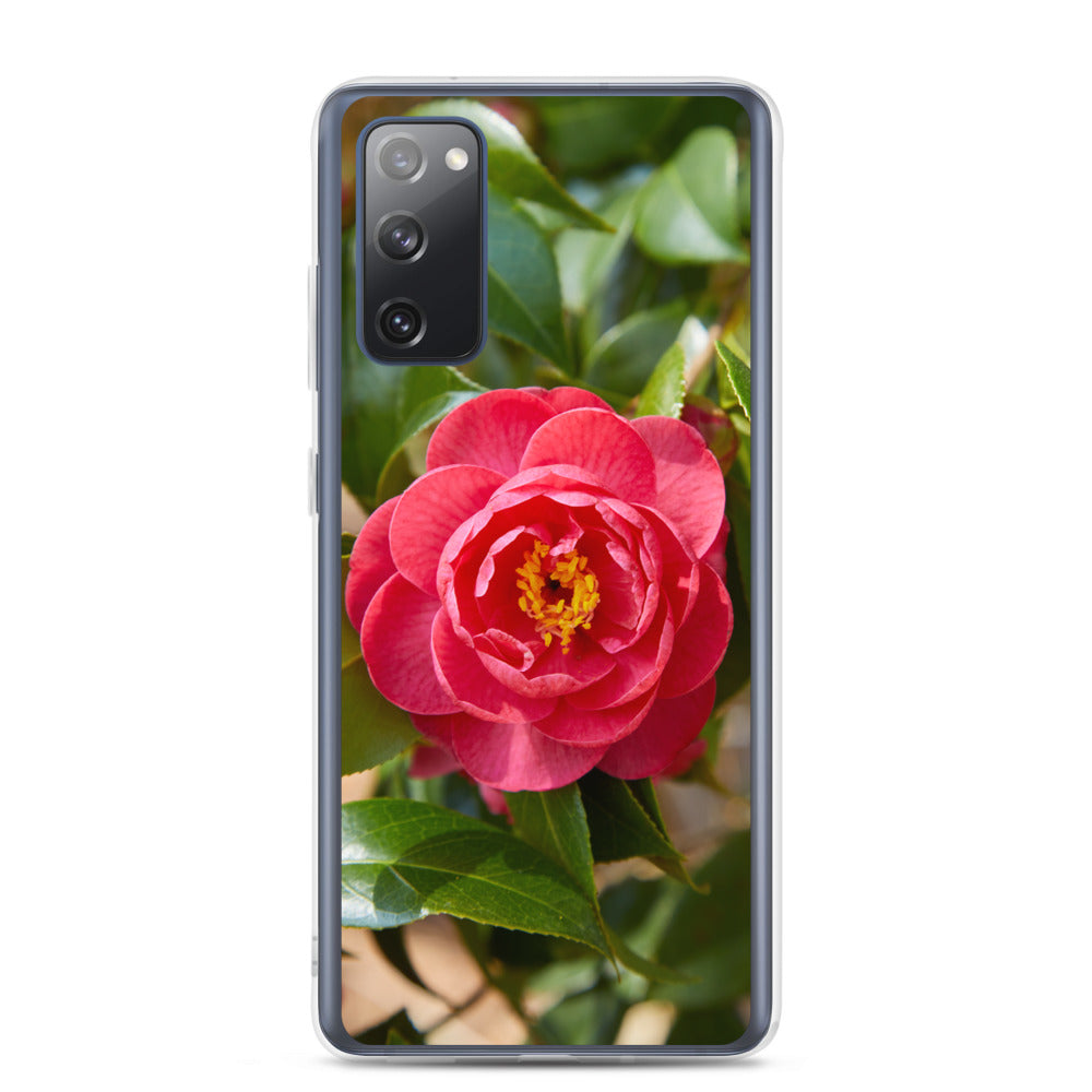 Red Camelia Samsung Case