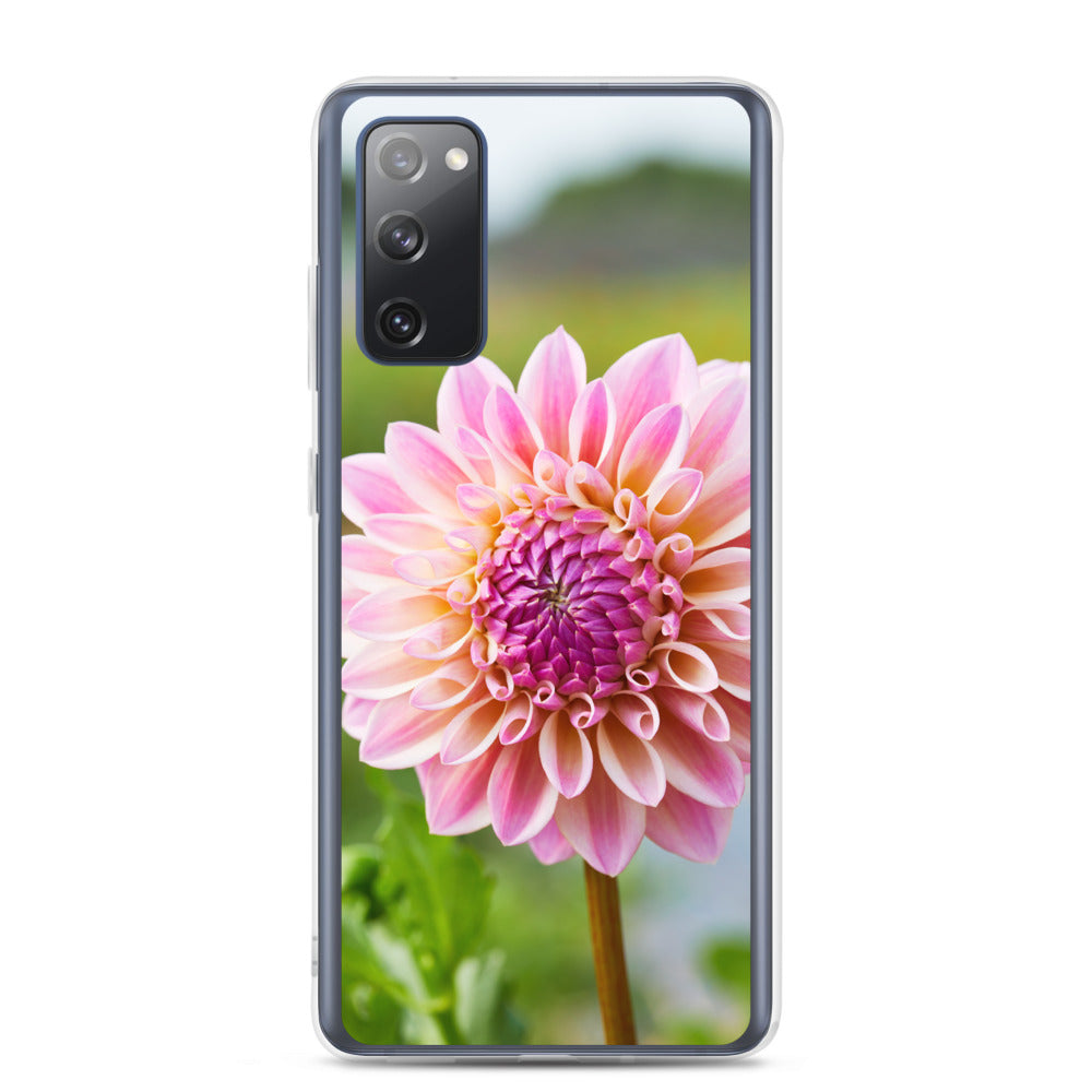 Pink Dahlia Samsung Case