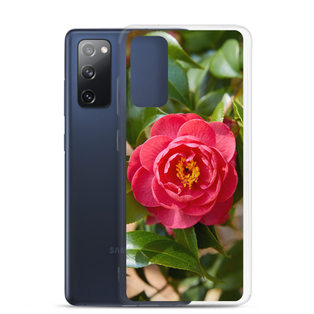 Red Camelia Samsung Case