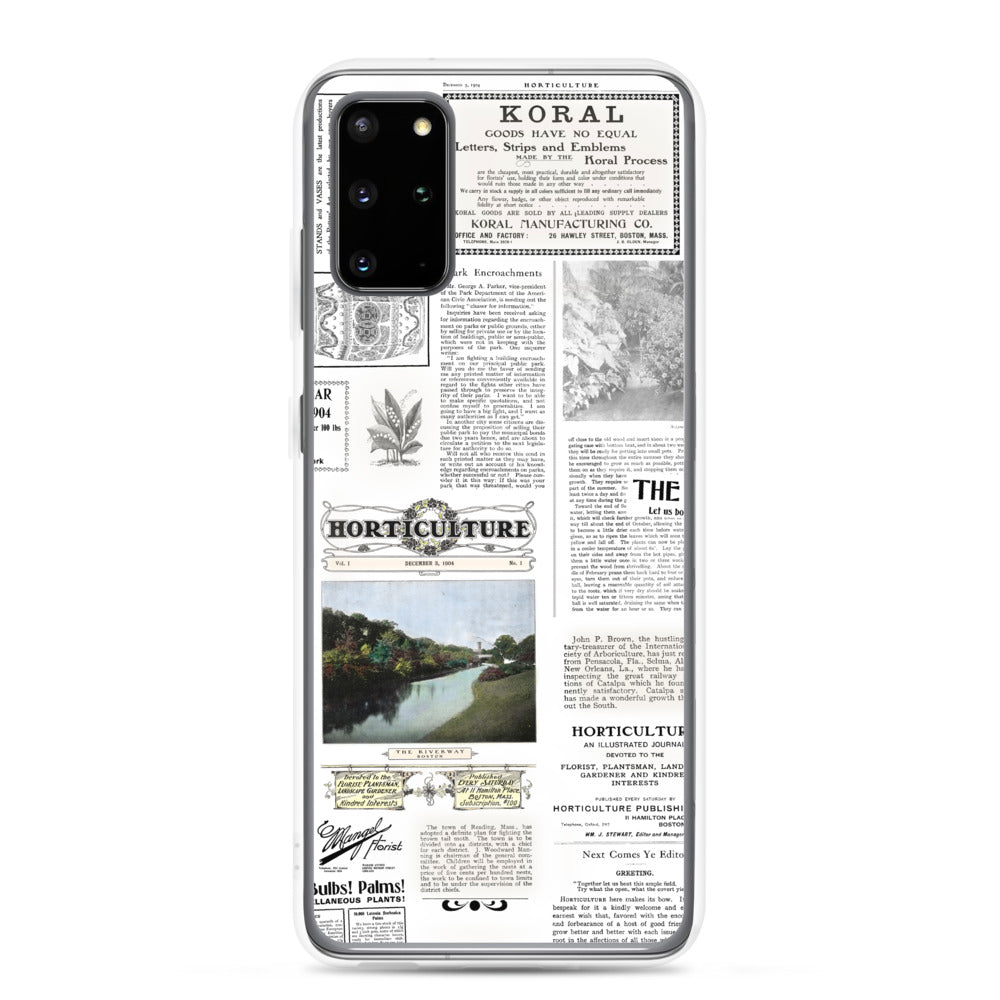 Vintage Horticulture Magazine Samsung Case