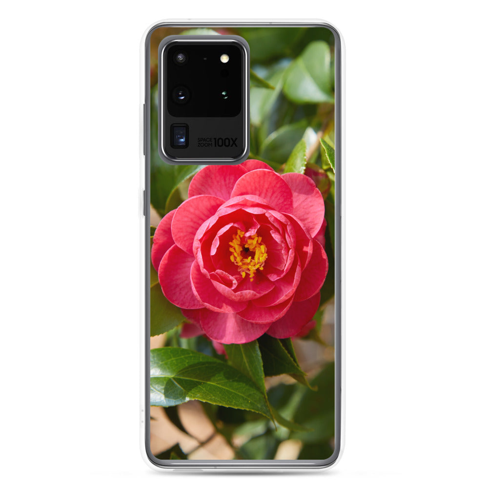 Red Camelia Samsung Case