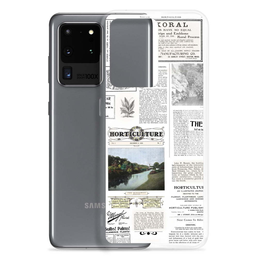 Vintage Horticulture Magazine Samsung Case