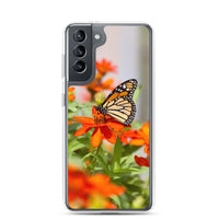 Monarch on Zinnia Samsung Case