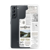 Vintage Horticulture Magazine Samsung Case