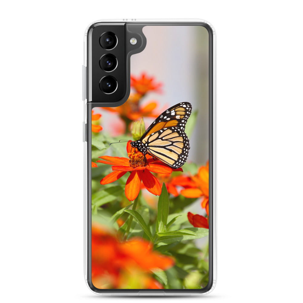 Monarch on Zinnia Samsung Case