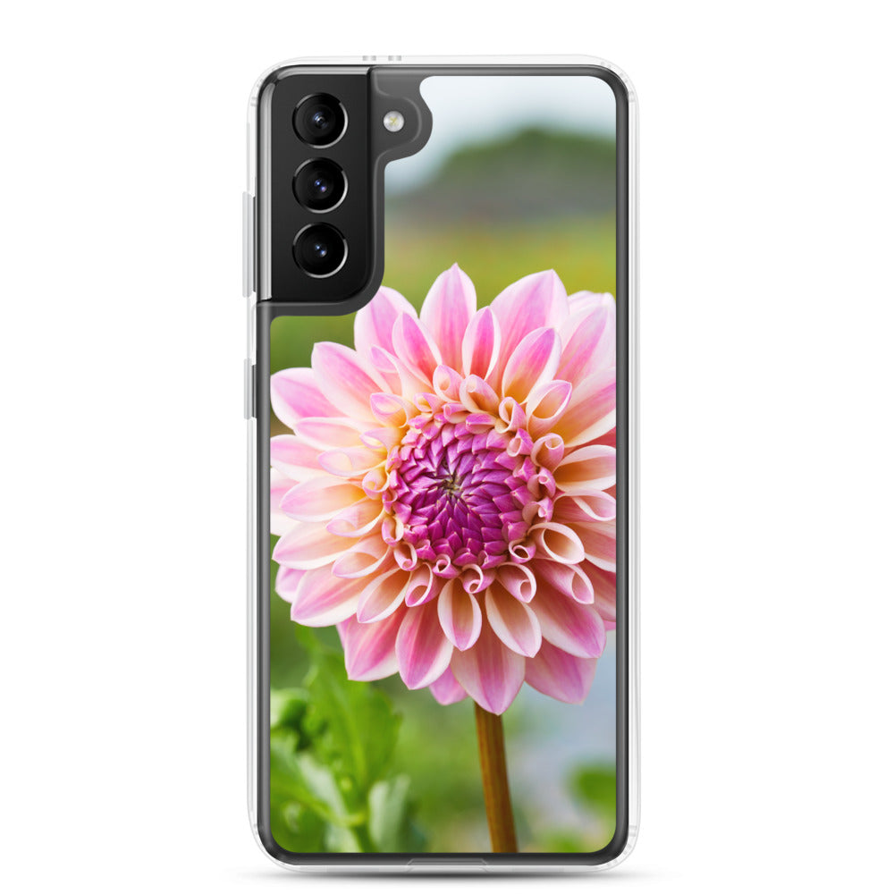 Pink Dahlia Samsung Case