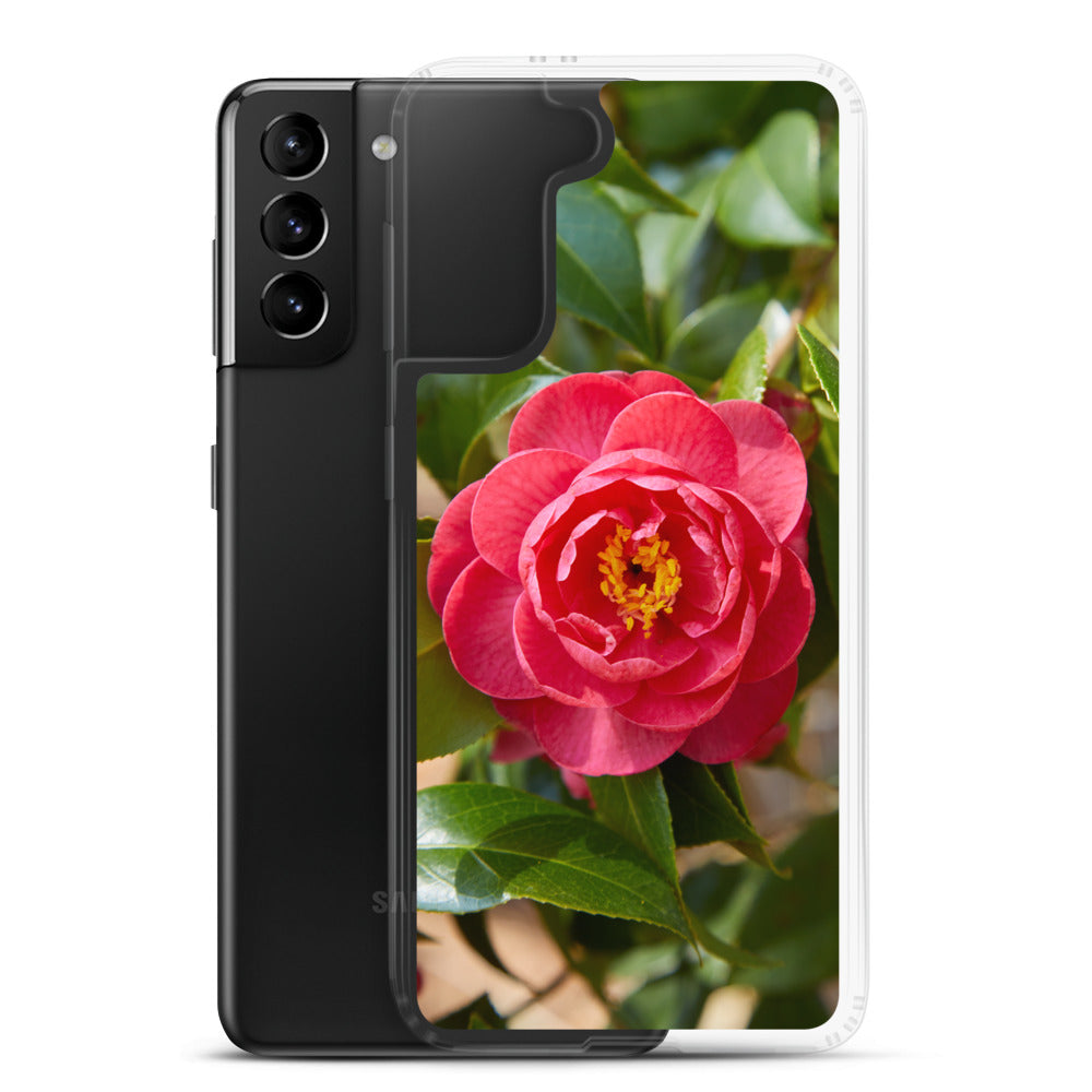 Red Camelia Samsung Case