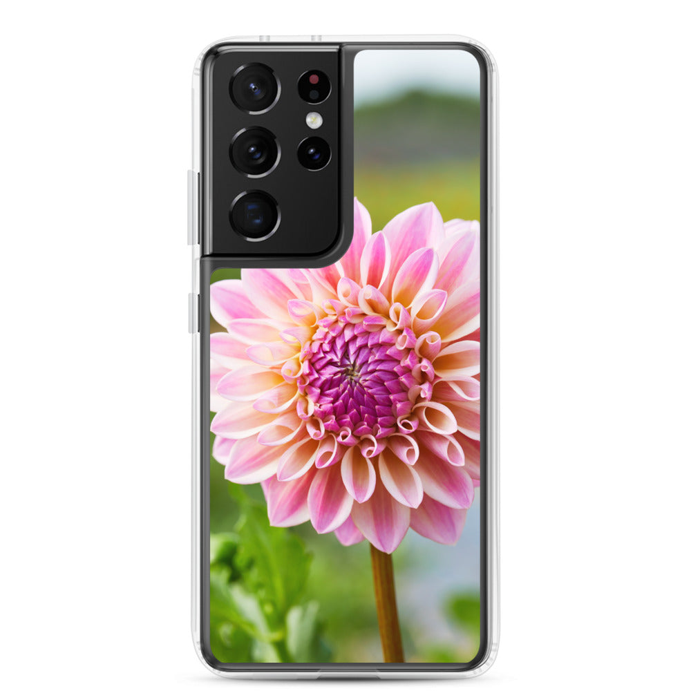 Pink Dahlia Samsung Case
