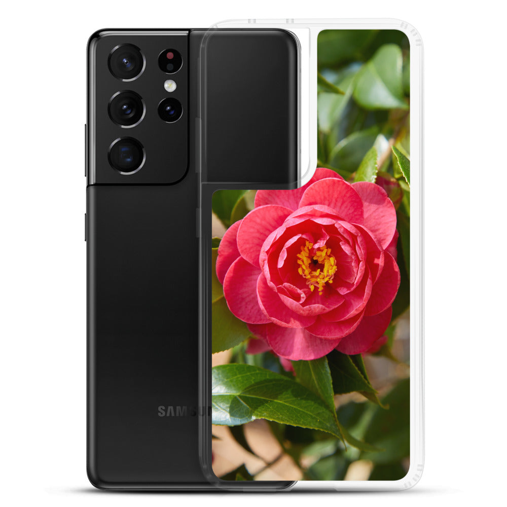 Red Camelia Samsung Case