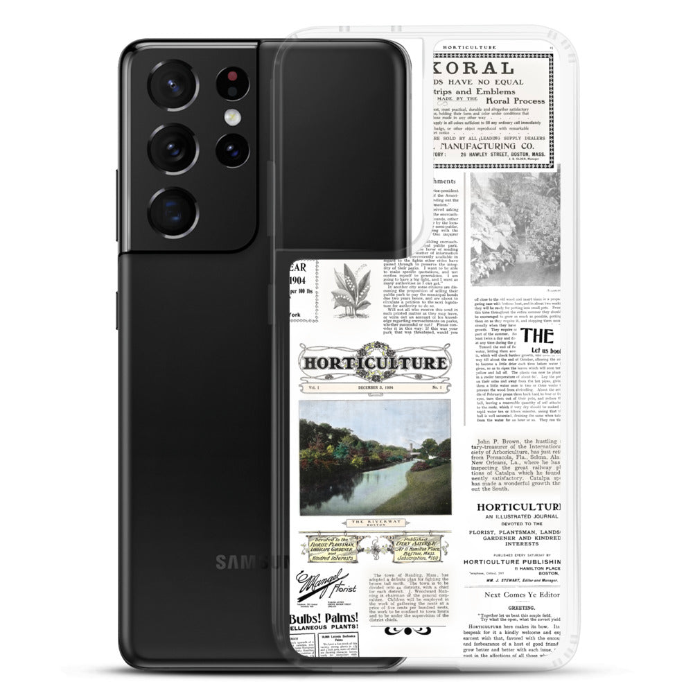 Vintage Horticulture Magazine Samsung Case