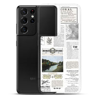Vintage Horticulture Magazine Samsung Case