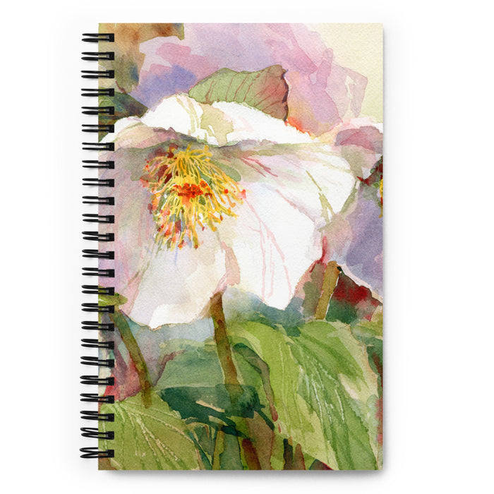 Hellebore Illustration Spiral Notebook