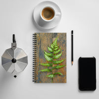 Rustic Fern Spiral Notebook