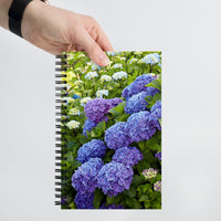 Blue Hydrangea Spiral Notebook