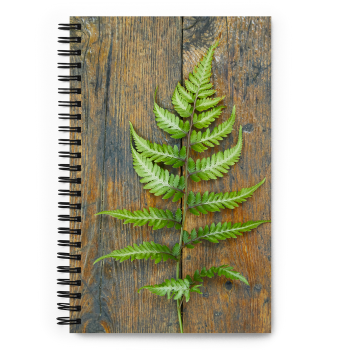 Rustic Fern Spiral Notebook