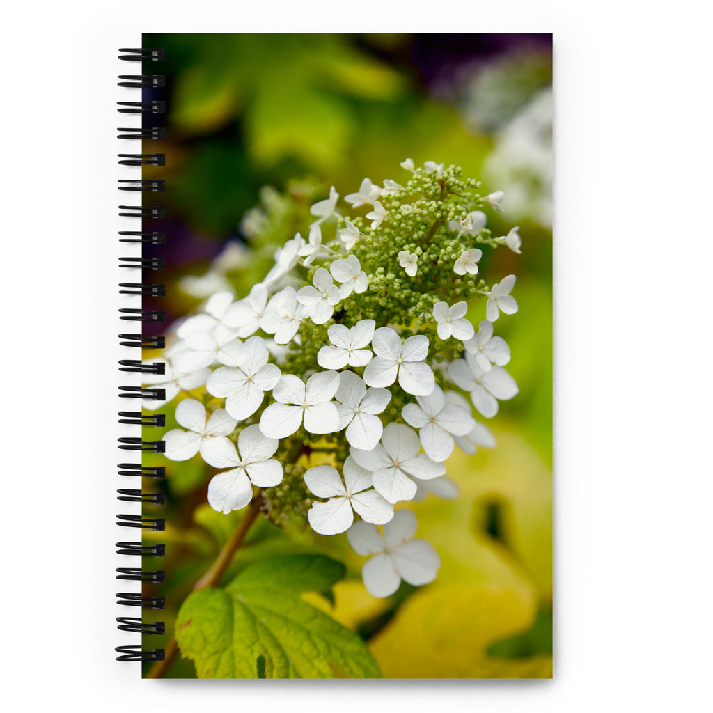 Panicle Hydrangea Spiral Notebook