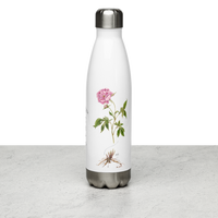Peony Botanical — Stainless Steel Water Bottle