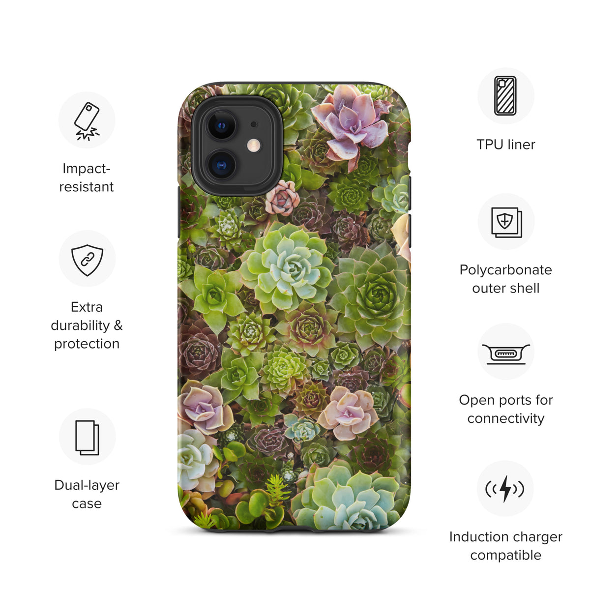 Succulents Tough iPhone Case
